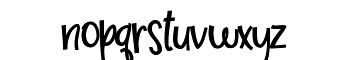 PNPillowTalking Font LOWERCASE