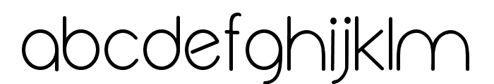 PNViscoGirlLite Font LOWERCASE