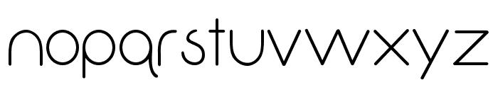 PNViscoGirlLite Font LOWERCASE