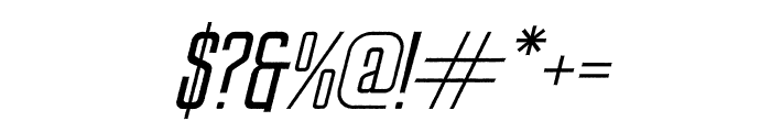 POLAROID Italic Font OTHER CHARS