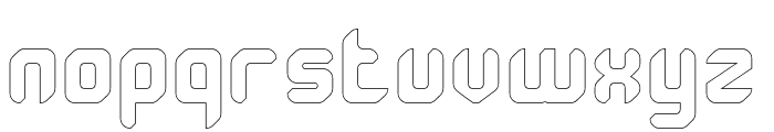 POLYPHONIC-Hollow Font LOWERCASE