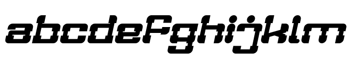 POST ROCK Bold Italic Font LOWERCASE