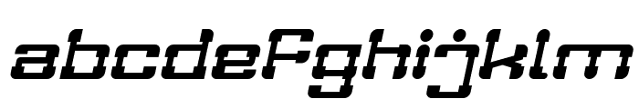 POST ROCK Italic Font LOWERCASE