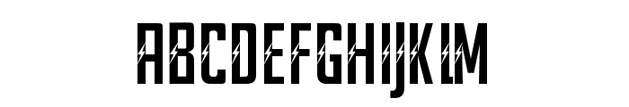 POSTER-ELECTRIC Font LOWERCASE