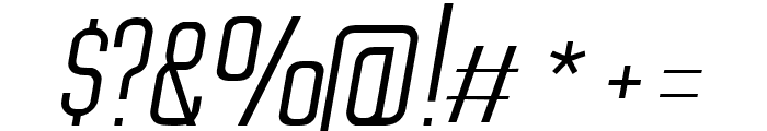 PRO LEAGUE 2020 Condensed ExtraLight Italic Font OTHER CHARS