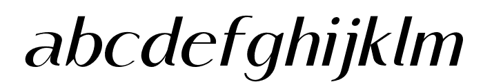 PROMAG-MediumOblique Font LOWERCASE