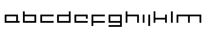 PROSTY Wide Font LOWERCASE