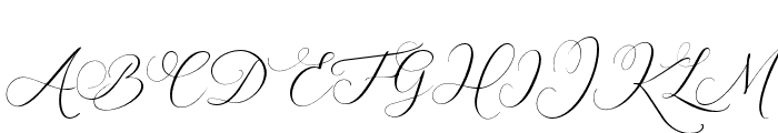 PS-Le Grand Amour Regular Font UPPERCASE