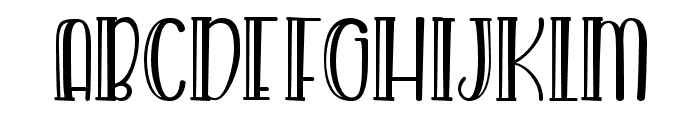 PUCCERY LOVE inline Regular Font LOWERCASE