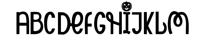 PUMKIN HOLLOWENS Font LOWERCASE