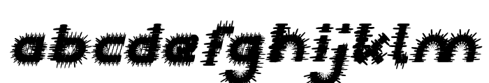 PUNK Italic Font LOWERCASE