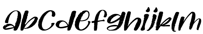 Pacifica Italic Font LOWERCASE
