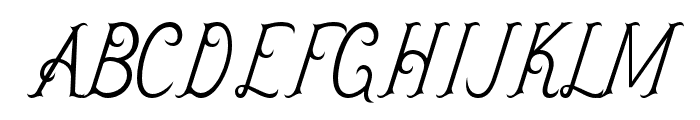 PadegantHopell-Regular Font UPPERCASE