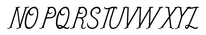 PadegantHopell-Regular Font UPPERCASE