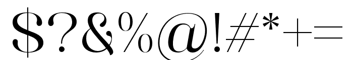 PaesQimoe-Regular Font OTHER CHARS