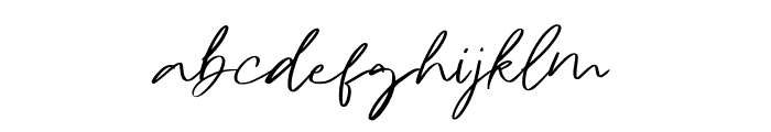 PagodaSignature-Regular Font LOWERCASE