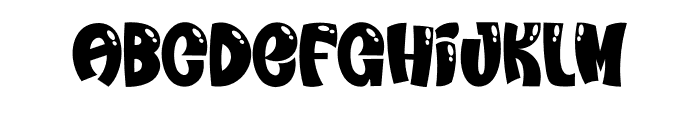 Paint Feel Font UPPERCASE