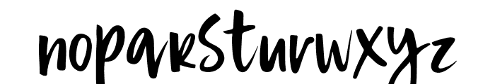 Painted Star Font LOWERCASE