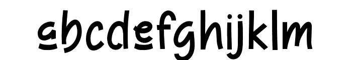 PakReboRegular Font LOWERCASE