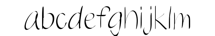 Pakjai Regular Font LOWERCASE