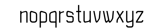 Pakky Modern Slim Font LOWERCASE