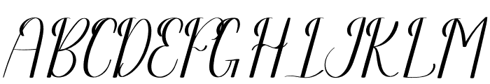 Paletta Italic Font UPPERCASE