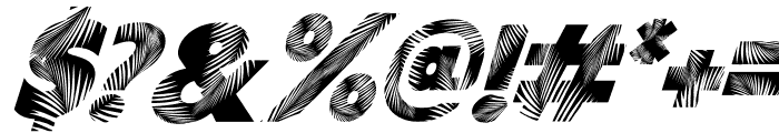 Palm Leaf Italic Font OTHER CHARS