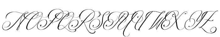 Palmeira Benvello Italic Font UPPERCASE