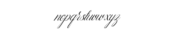 Palmeira Benvello Italic Font LOWERCASE