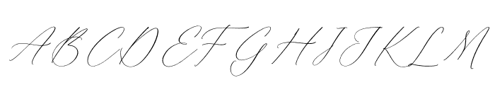 Palmer Corella Italic Font UPPERCASE