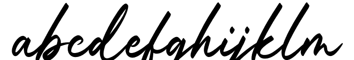 Palmer Couture Font LOWERCASE