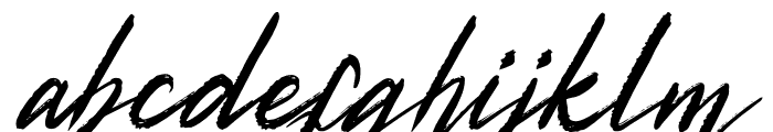 Palmia Startos Italic Font LOWERCASE