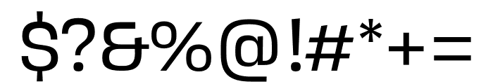 Palmilla 2.0 Regular Font OTHER CHARS