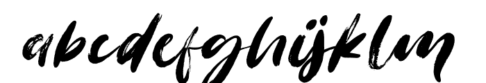 Palmist-Regular Font LOWERCASE
