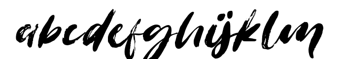 Palmist-SVG Font LOWERCASE