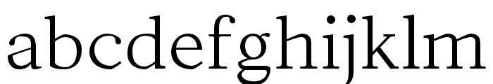 Palmour-ExtraLight Font LOWERCASE