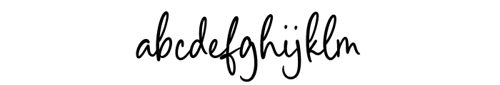 Palms Delight Font LOWERCASE