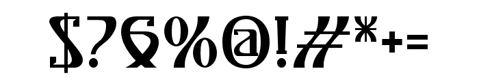 Paltuda-Bold Font OTHER CHARS