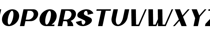 Pamier Italic Font UPPERCASE