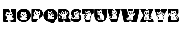 Pampered Cat Font UPPERCASE