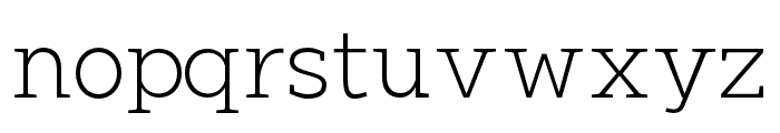 Pamuci-Thin Font LOWERCASE