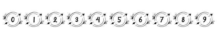 Panah Valentine Monogram Font OTHER CHARS