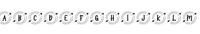 PanahValentineMonogram Font LOWERCASE
