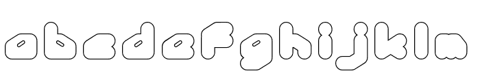 Panda Robot-Hollow Font LOWERCASE