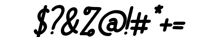 Pandamie Italic Font OTHER CHARS