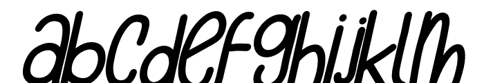 Pandamie Italic Font LOWERCASE