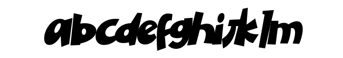 Pandicorn Italic Font LOWERCASE