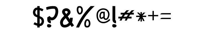 Pandoz Font OTHER CHARS