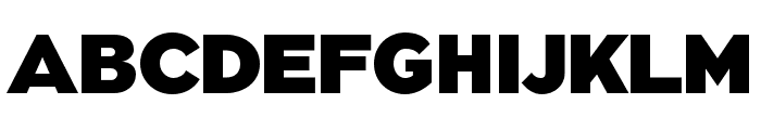 Pangi Black Font UPPERCASE