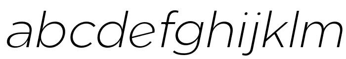 Pangi ExtraLight Italic FONT